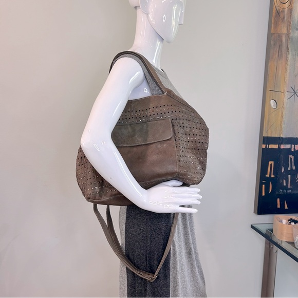 Latico Slouchy Sudded Leather Shoulder/Crossbody Bag - Picture 6 of 16